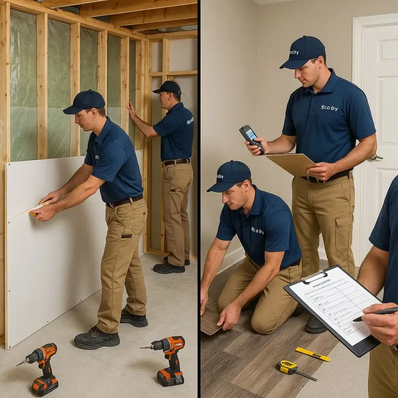 Repairs and Reconstruction process in Laguna, CA